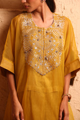 Ochre Kaftan Set