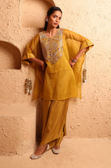 Ochre Kaftan Set