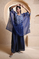 Midnight Blue Kaftan Set