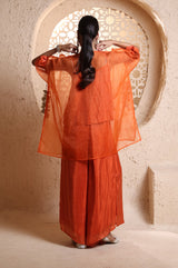 Bright Orange Kaftan Set