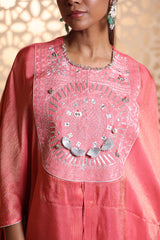 Coral Cape Suit Set