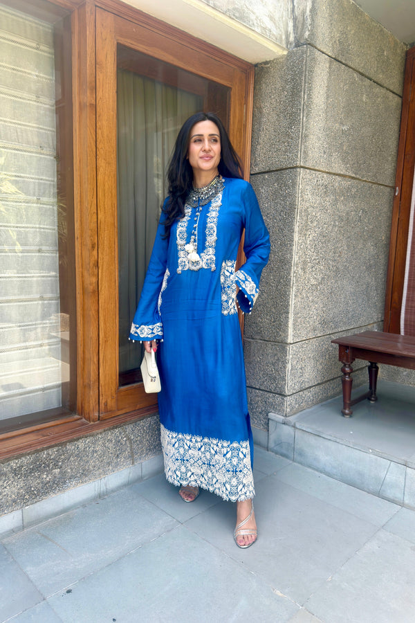 Sukoon Blue Full Length Dress