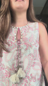 Peher Dua Set - Blush Pink Farsi Salwar Set with Dupatta