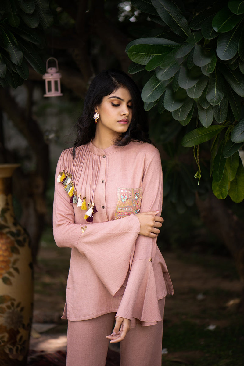 Jashn Pocket Shirt Set- RTS