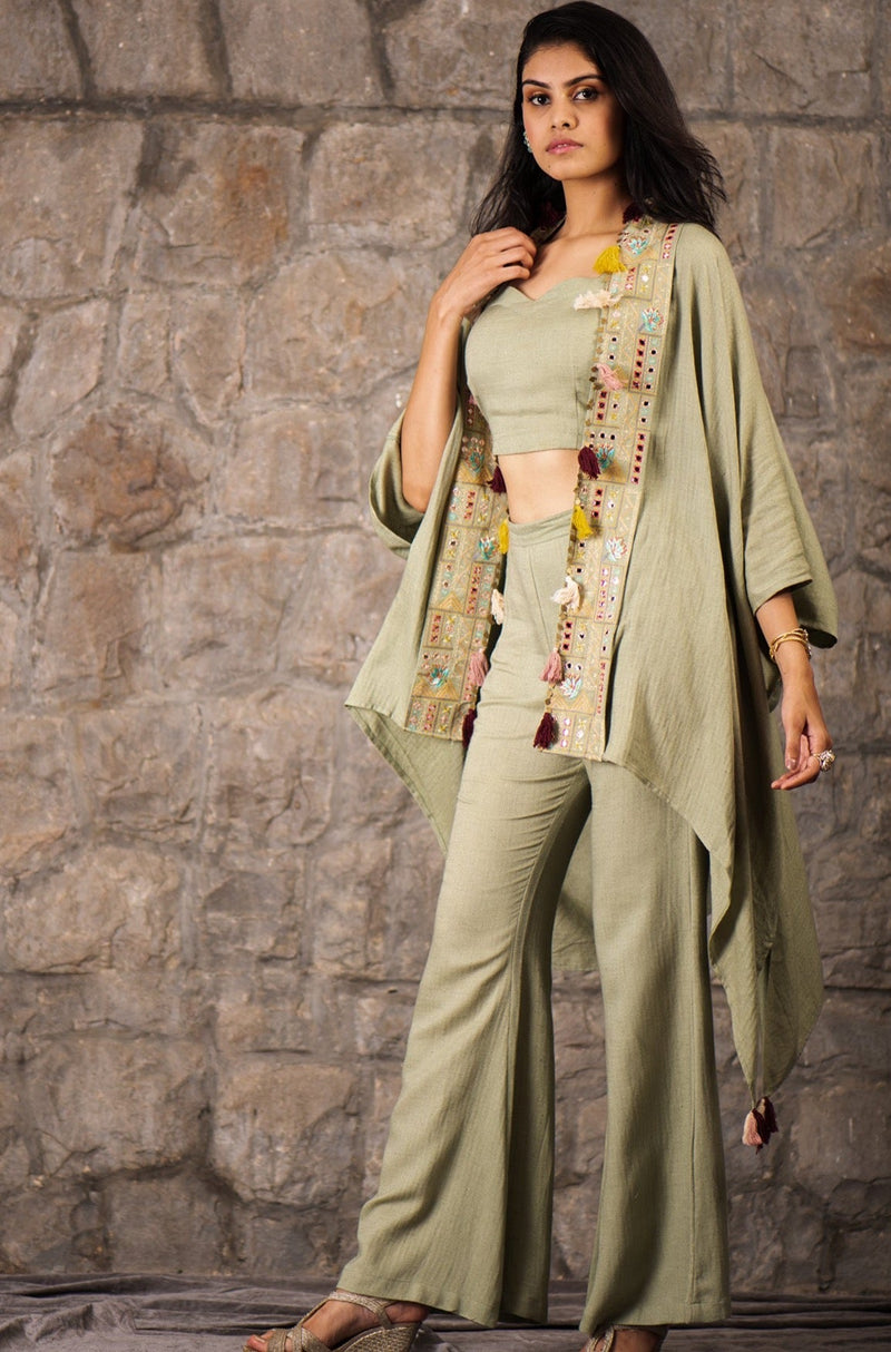 Jashn Open Kimono Set- RTS