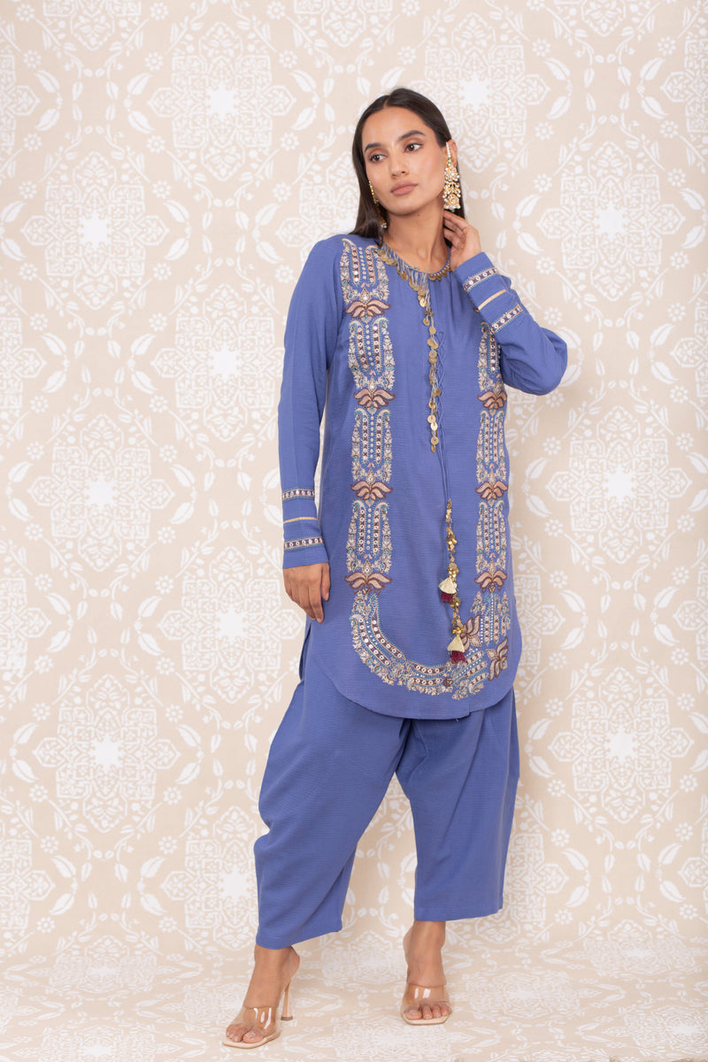 Inayat Kashmiri Kurta Set- RTS