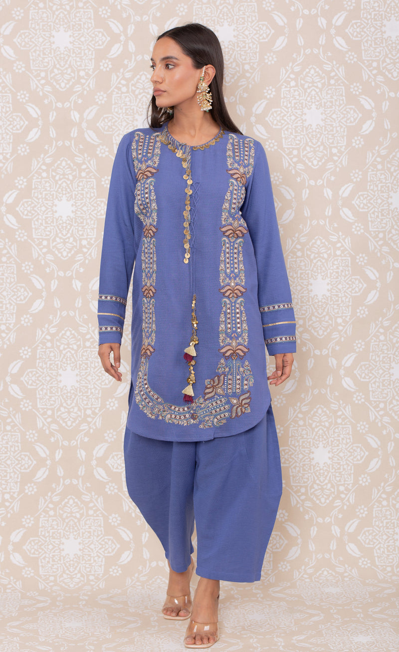 Inayat Kashmiri Kurta Set- RTS