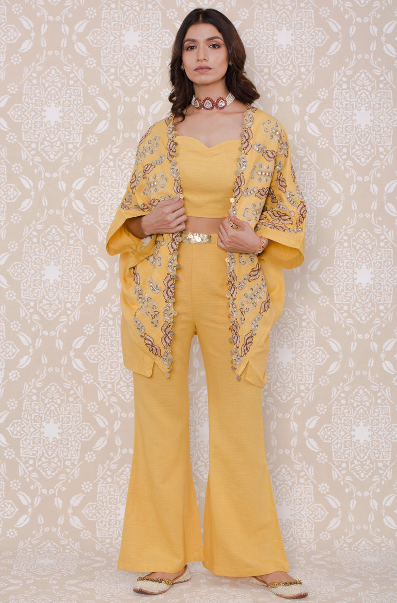 Inayat Open Kimono Set