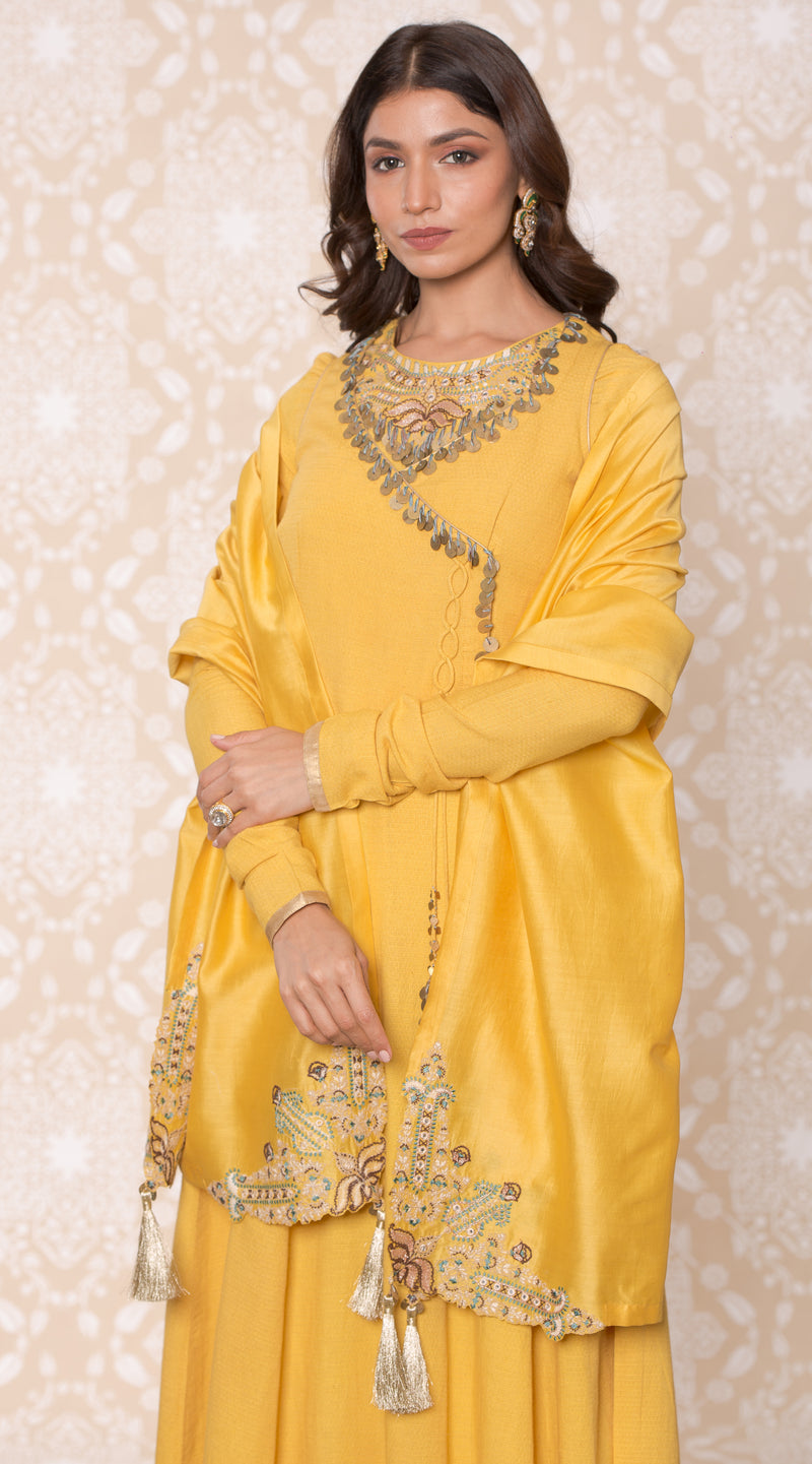 Inayat Corner Motif Dupatta