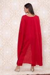 Inayat Cape Suit Set- RTS