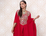 Inayat Cape Suit Set- RTS