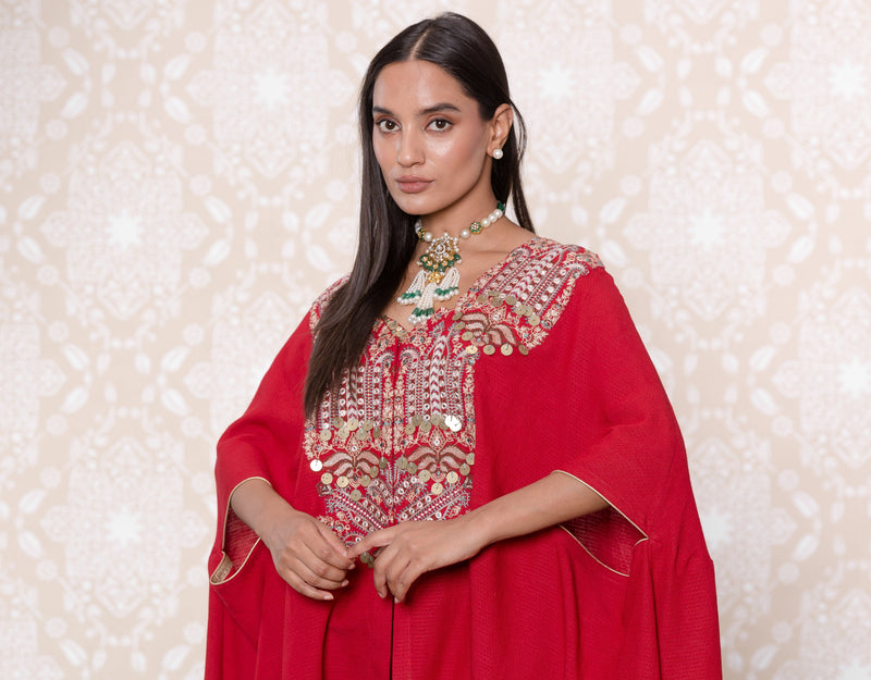Inayat Cape Suit Set- RTS