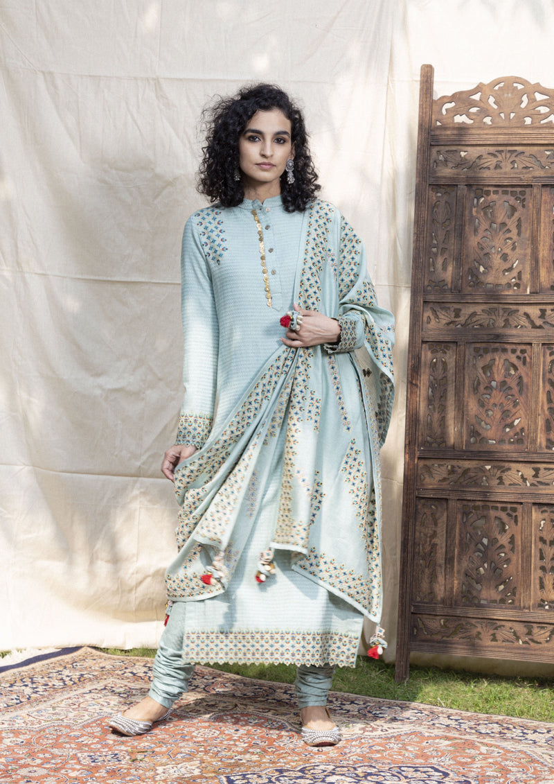 Avani Straight Suit Set- RTS