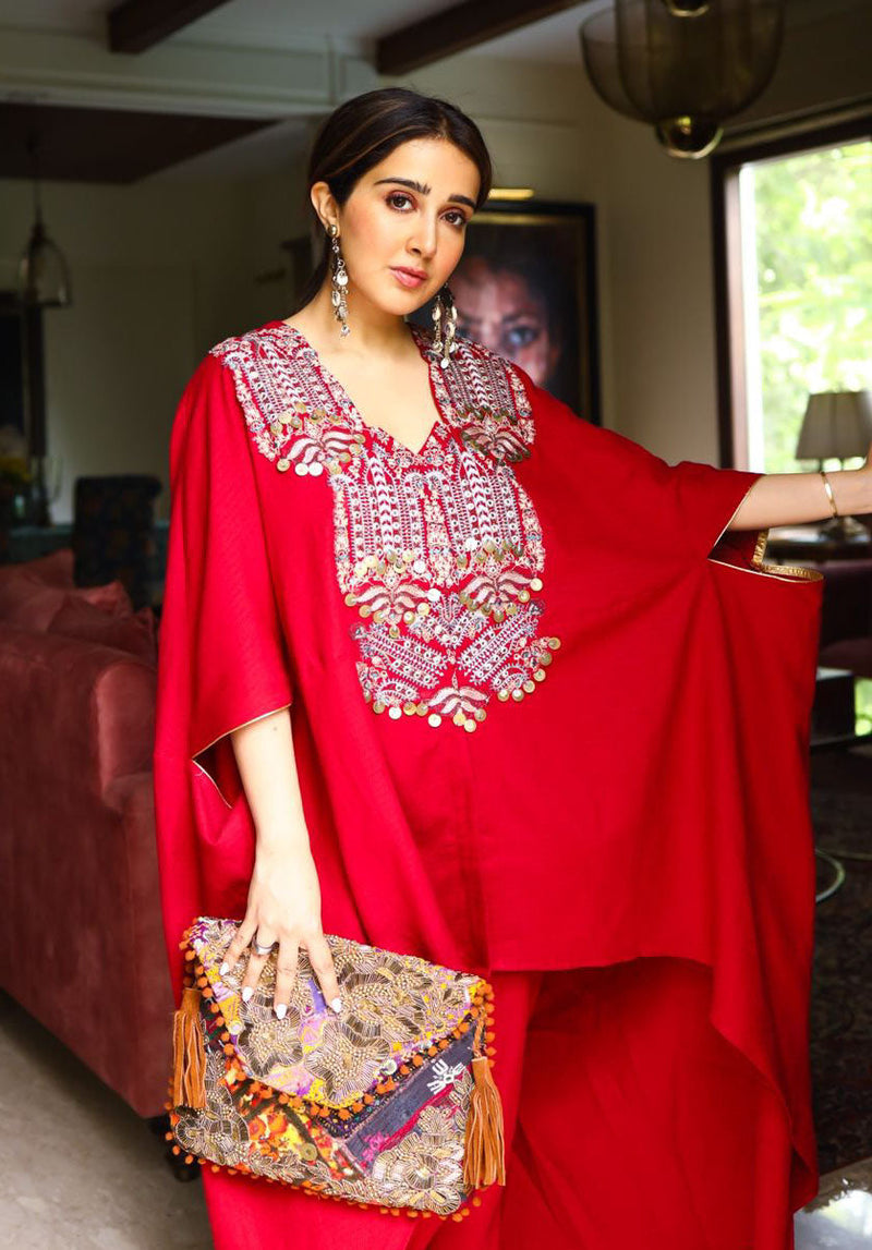 Inayat Cape Suit Set- RTS